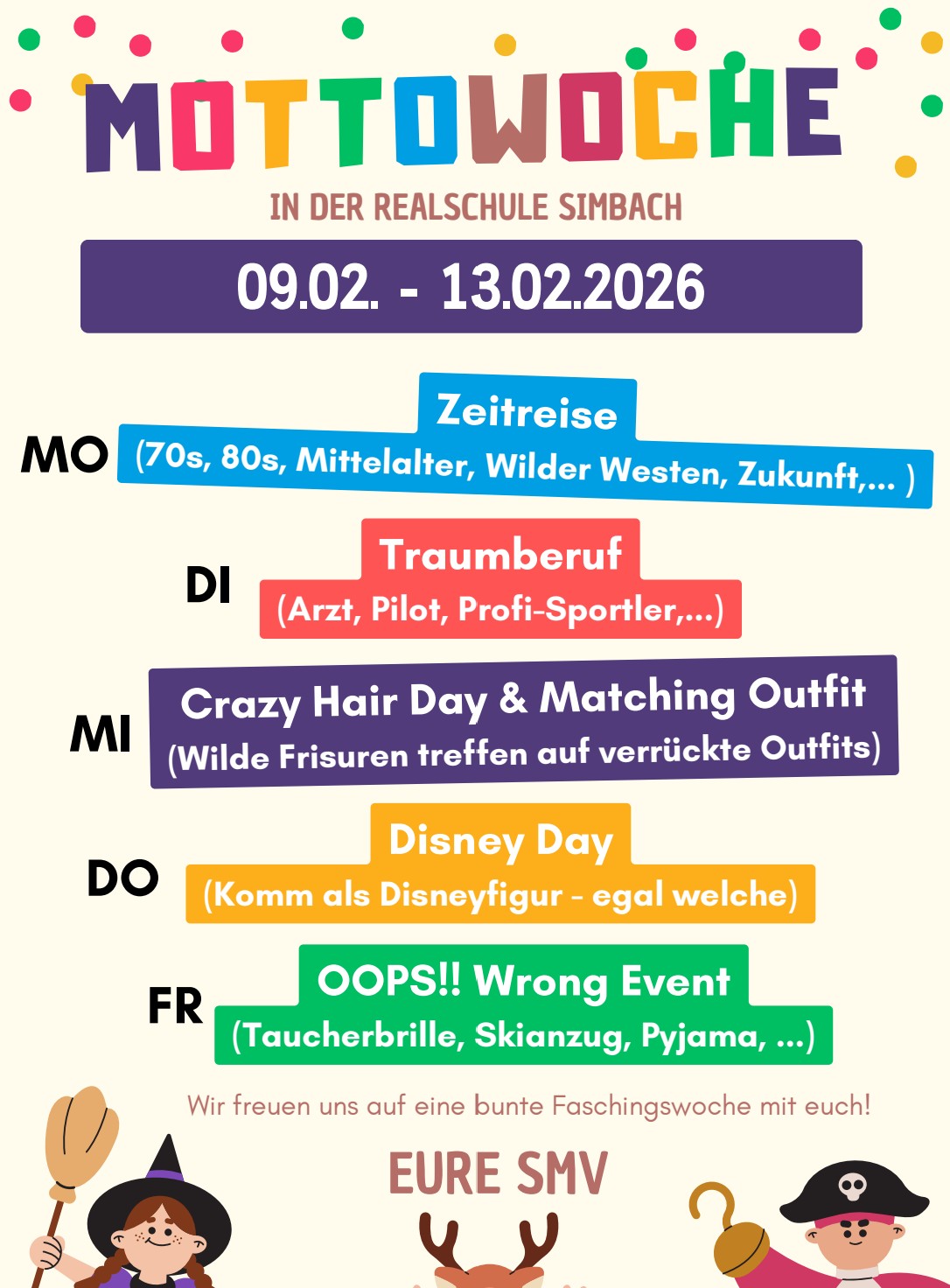 "Helau, helau" - Die Motto-Woche der SMV stellt sich vor...